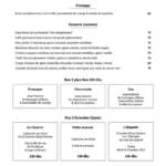 Menu La Closerie Casablanca August 2023 411414-951800